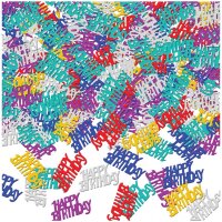 Zahlenkonfetti Zahlen und Happy Birthday Konfetti